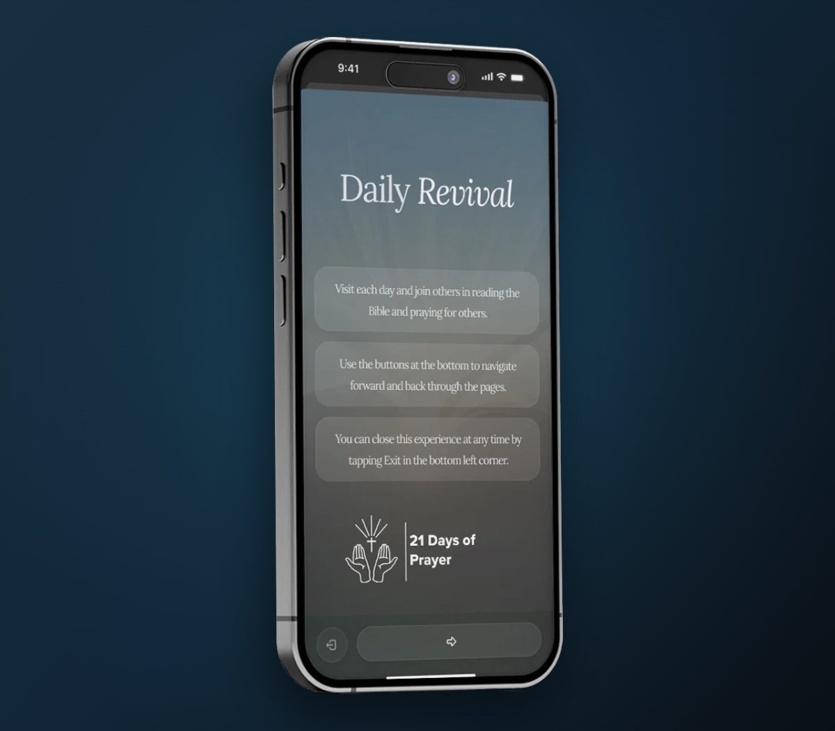 Daily Revival on the Summit app